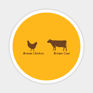 Chicken Lover Cow Lover Magnet